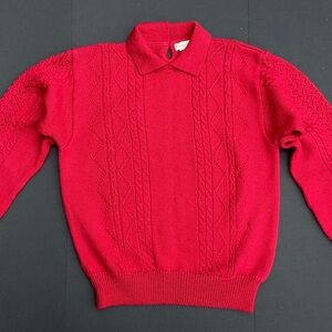 Brooks Brothers Red 100% Wool Sweater , Large